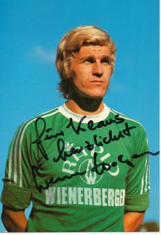 Werner Walzer  Rapid Wien  Fußball Autogrammkarte  original signiert 