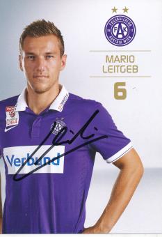 Mario Leitgeb   Austria Wien  2015/2016  Fußball Autogrammkarte  original signiert 