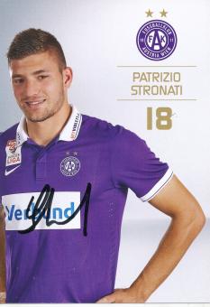 Patrizio Stronati  Austria Wien  2015/2016  Fußball Autogrammkarte  original signiert 