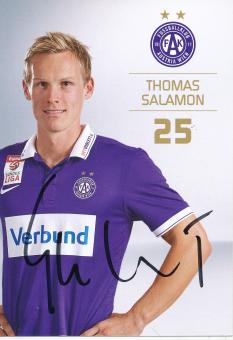 Thomas Salamon  Austria Wien  2015/2016  Fußball Autogrammkarte  original signiert 