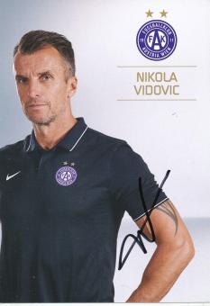Nikola Vidovic  Austria Wien  2015/2016  Fußball Autogrammkarte  original signiert 