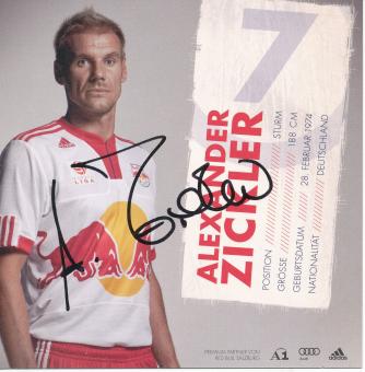 Alexander Zickler  2009/2010   RB Salzburg  Fußball Autogrammkarte  original signiert 