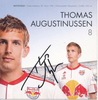 Thomas Augustinussen  2010/2011   RB Salzburg  Fußball Autogrammkarte  original signiert 