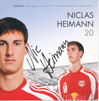 Niclas Heimann  2010/2011   RB Salzburg  Fußball Autogrammkarte  original signiert 