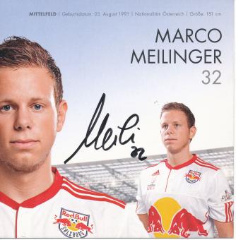 Marco Meilinger  2010/2011   RB Salzburg  Fußball Autogrammkarte  original signiert 