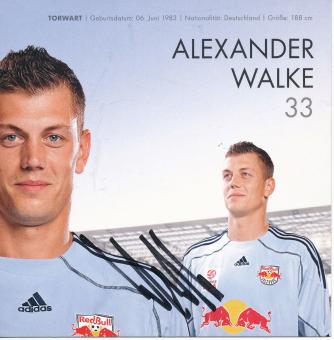 Alexander Walke  2010/2011   RB Salzburg  Fußball Autogrammkarte  original signiert 