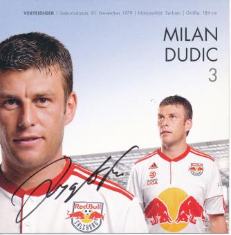 Milan Dudic  2010/2011   RB Salzburg  Fußball Autogrammkarte  original signiert 