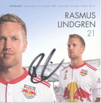 Rasmus Lindgren  2010/2011   RB Salzburg  Fußball Autogrammkarte  original signiert 