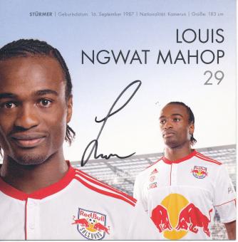 Louis Ngwat Mahop  2010/2011   RB Salzburg  Fußball Autogrammkarte  original signiert 