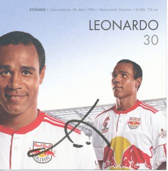 Leonardo  2010/2011   RB Salzburg  Fußball Autogrammkarte  original signiert 