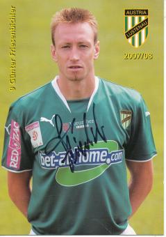 Günter Friesenbichler  2007/2008  Austria Lustenau  Fußball Autogrammkarte  original signiert 