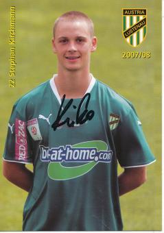 Stephan Kirchmann  2007/2008  Austria Lustenau  Fußball Autogrammkarte  original signiert 