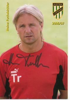 Heinz Fuchsbichler  2006/2007  Austria Lustenau  Fußball Autogrammkarte  original signiert 