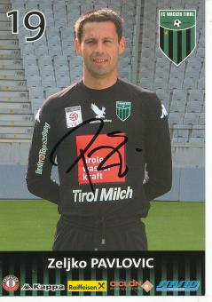 Zeljko Pavlovic  FC Wacker Tirol  Fußball Autogrammkarte  original signiert 
