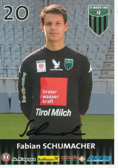 Fabian Schumacher  FC Wacker Tirol  Fußball Autogrammkarte  original signiert 