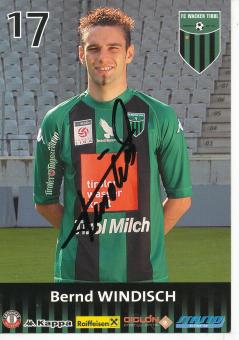 Bernd Windisch  FC Wacker Tirol  Fußball Autogrammkarte  original signiert 