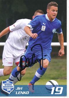 Jiri Lenko  SC Wiener Neustadt  Fußball Autogrammkarte  original signiert 