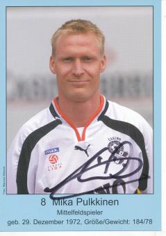 Mika Pulkkinen  Schwarz Weiß Bregenz  Fußball Autogrammkarte  original signiert 
