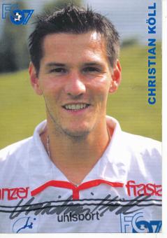 Christian Köll  FC Lustenau  Fußball Autogrammkarte  original signiert 