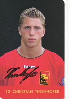 Christian Thonhofer  FC Admira Mödling  Fußball Autogrammkarte  original signiert 
