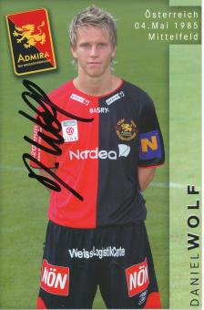 Daniel Wolf  FC Admira Mödling  Fußball Autogrammkarte  original signiert 