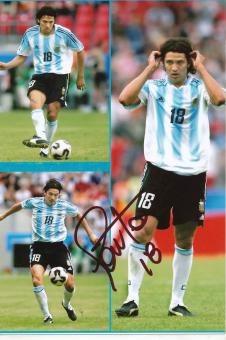 Mario Alberto Santana  Argentinien  Fußball Autogramm Foto original signiert 