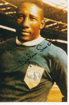 Djalma Santos † 2013  Brasilien Weltmeister WM 1958 & 1962 Fußball Autogramm Foto original signiert 