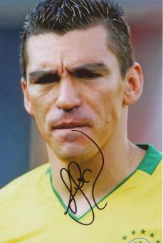 Lucio  Brasilien Weltmeister WM 2002  Fußball Autogramm Foto original signiert 