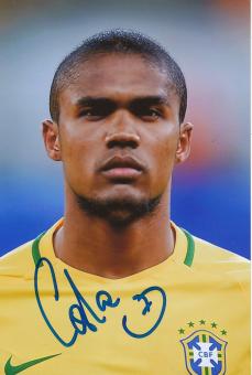 Douglas Costa   Brasilien   Fußball Autogramm Foto original signiert 
