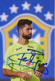 Felipe   Brasilien   Fußball Autogramm Foto original signiert 