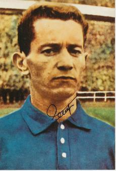 Armand Penverne † 2012  Frankreich  WM 1958  Fußball Autogramm Foto original signiert 