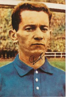 Armand Penverne † 2012  Frankreich  WM 1958  Fußball Autogramm Foto original signiert 