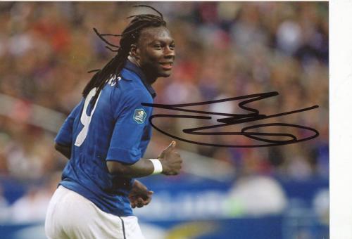 Bafetimbi Gomis  Frankreich  Fußball Autogramm Foto original signiert 