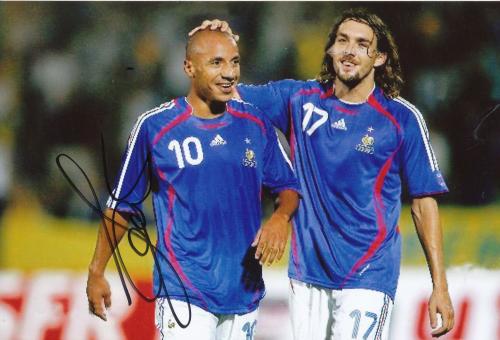 Julien Faubert  Frankreich  Fußball Autogramm Foto original signiert 