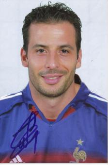 Ludovic Giuly  Frankreich  Fußball Autogramm Foto original signiert 