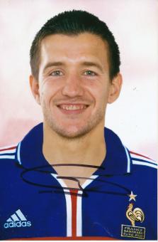 Eric Carriere  Frankreich  Fußball Autogramm Foto original signiert 