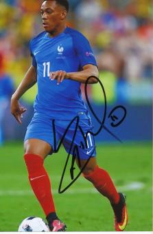 Anthony Martial  Frankreich  Fußball Autogramm Foto original signiert 