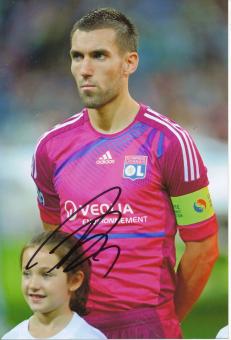 Anthony Reveilliere  Olympique Lyon  Fußball Autogramm Foto original signiert 