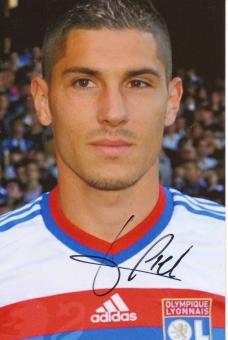 Jeremy Pied  Olympique Lyon  Fußball Autogramm Foto original signiert 