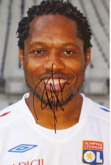 Jean Makoun  Olympique Lyon  Fußball Autogramm Foto original signiert 