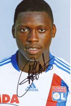 Lamine Gassama  Olympique Lyon  Fußball Autogramm Foto original signiert 