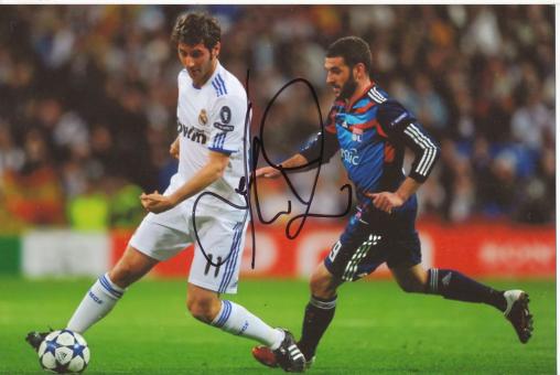 Lisandro Lopez  Olympique Lyon  Fußball Autogramm Foto original signiert 