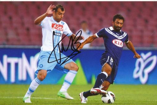 Fahid Ben Khafallah  Girondins Bordeaux  Fußball Autogramm Foto original signiert 