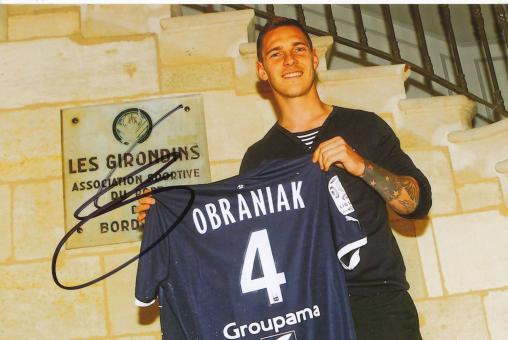 Ludovic Obraniak  Girondins Bordeaux  Fußball Autogramm Foto original signiert 