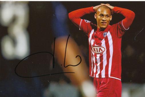 Yoan Gouffran  Girondins Bordeaux  Fußball Autogramm Foto original signiert 