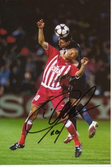 Matthieu Chalme  Girondins Bordeaux  Fußball Autogramm Foto original signiert 