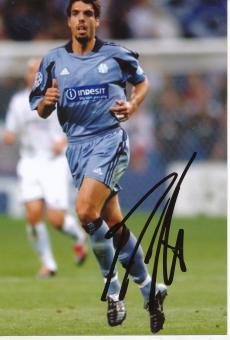 Fabio Celestini  Olympique Marseille  Fußball Autogramm Foto original signiert 