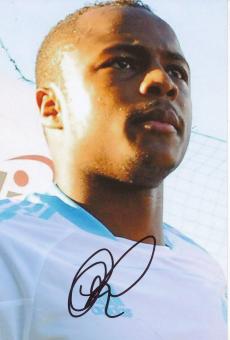 Andre Ayew   Olympique Marseille  Fußball Autogramm Foto original signiert 