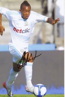 Jordan Ayew   Olympique Marseille  Fußball Autogramm Foto original signiert 