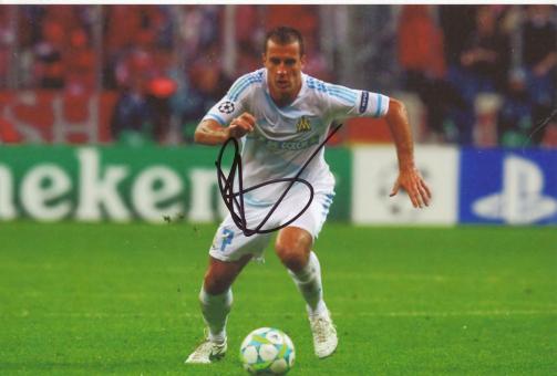 Benoit Cheyrou   Olympique Marseille  Fußball Autogramm Foto original signiert 